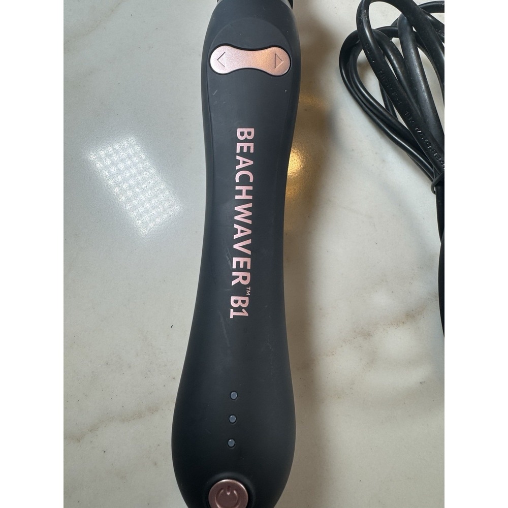 Beachwaver B1 Rotating Curling Iron 1" Ceramic Barrel Midnight Rose Black - Picture 2 of 11